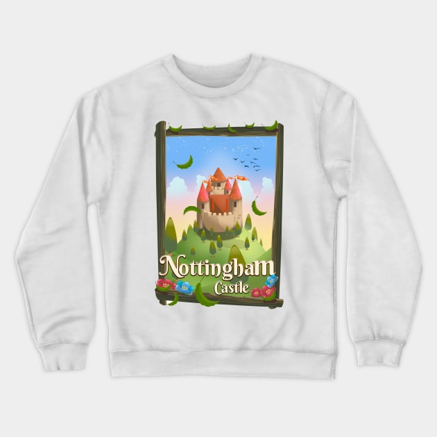 nottingham castle Crewneck Sweatshirt by nickemporium1